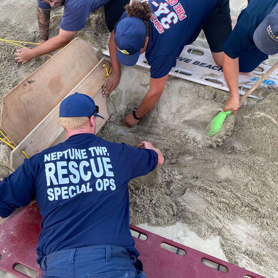 Beach/Sand Collapse Rescue