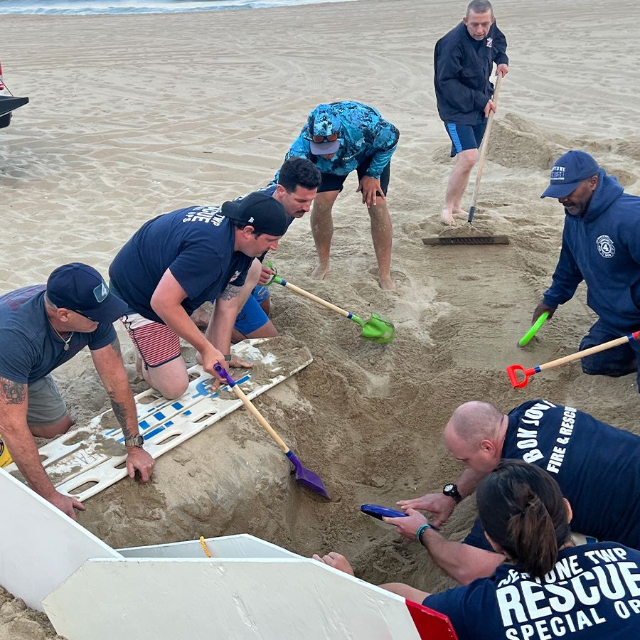 Beach/Sand Collapse Rescue